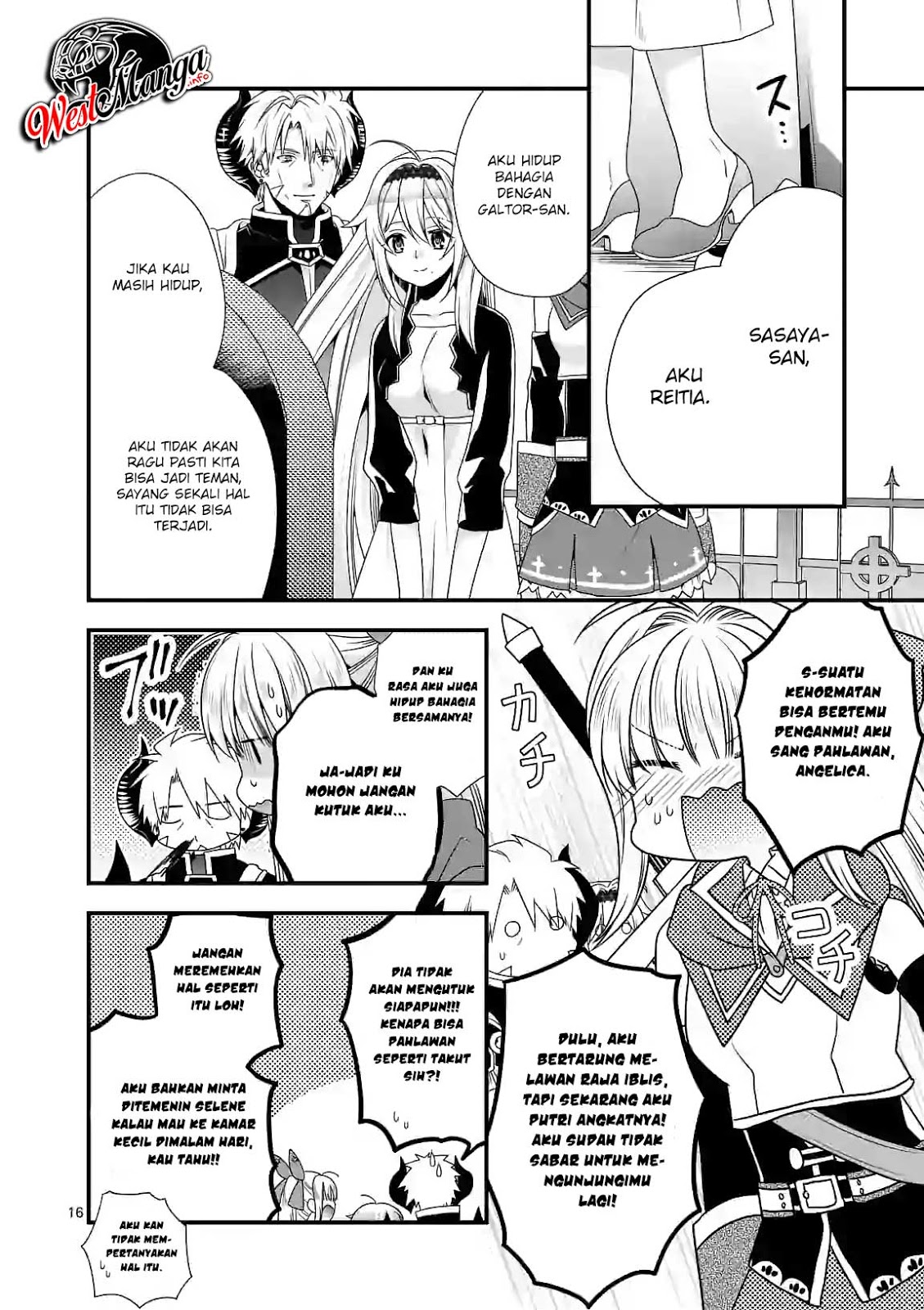 Maou desu Onna Yuusha no Hahaoya to Saikon Shita no de Onna Yuusha ga Giri no Musume ni Narimashita Chapter 25 Gambar 17