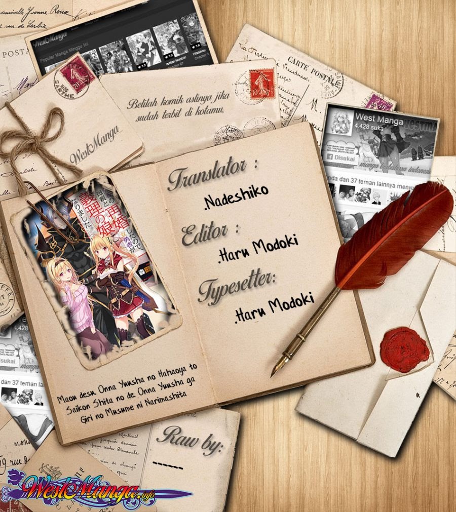 Maou desu Onna Yuusha no Hahaoya to Saikon Shita no de Onna Yuusha ga Giri no Musume ni Narimashita Chapter 35 Gambar 1