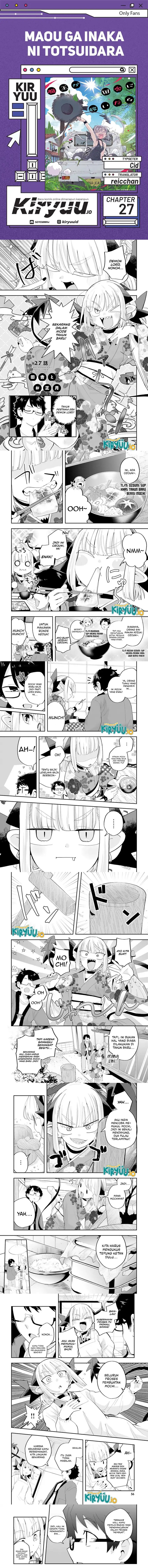 Maou ga Inaka ni Totsuidara Chapter 27 Gambar 1