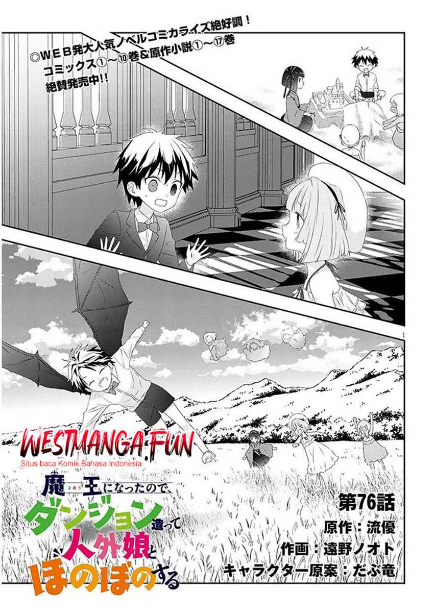 Maou ni Natte node – Dungeon Tsukutte Jingai Musume to Honobono suru Chapter 76.1 Gambar 2