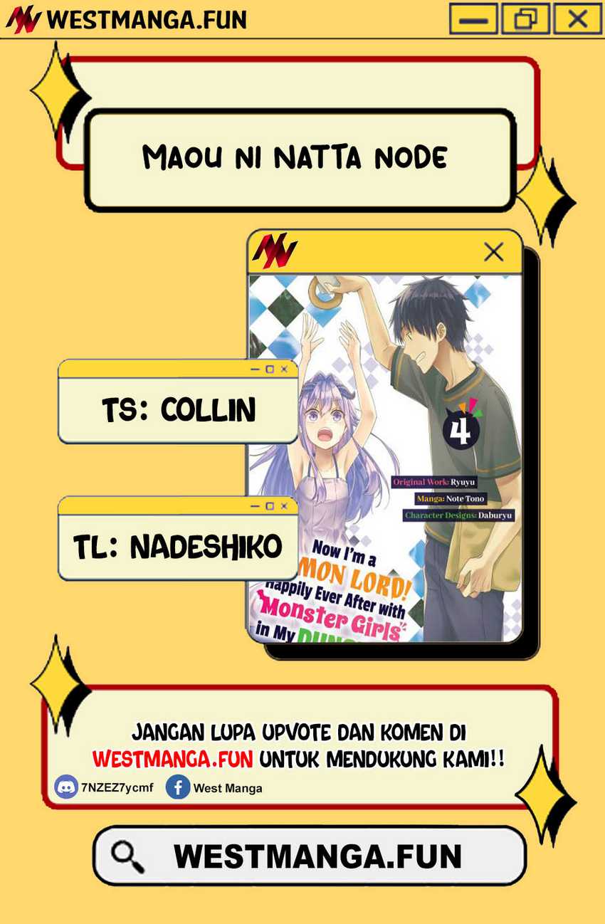 Maou ni Natte node – Dungeon Tsukutte Jingai Musume to Honobono suru Chapter 76.1 Gambar 4