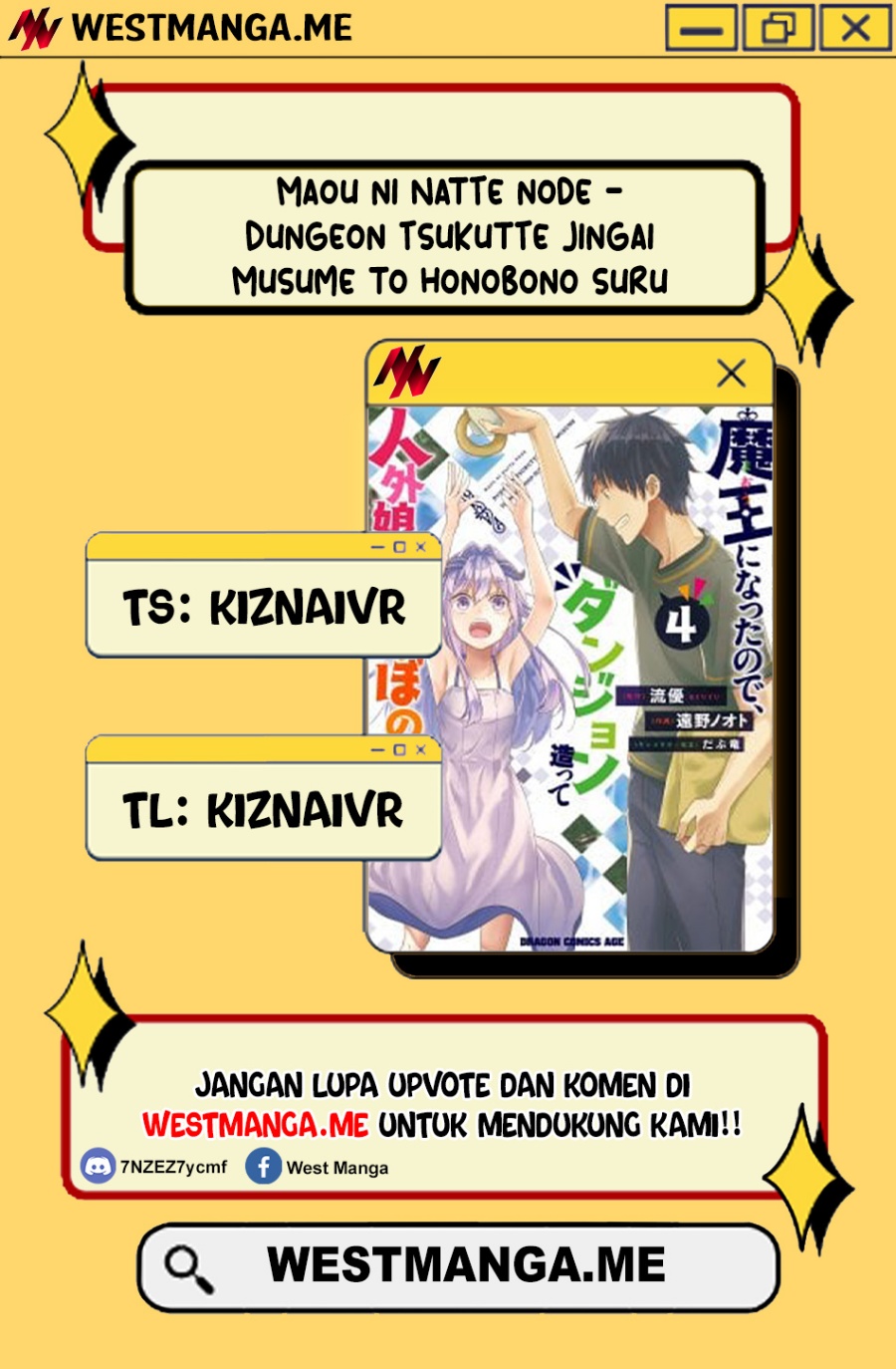 Maou ni Natte node – Dungeon Tsukutte Jingai Musume to Honobono suru Chapter 81.2 Gambar 1