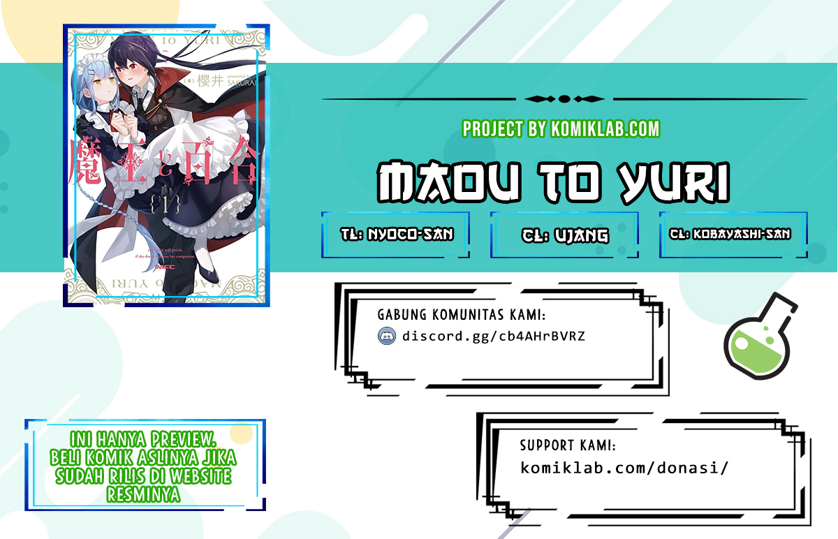 Maou to Yuri Chapter 03.1 Gambar 1