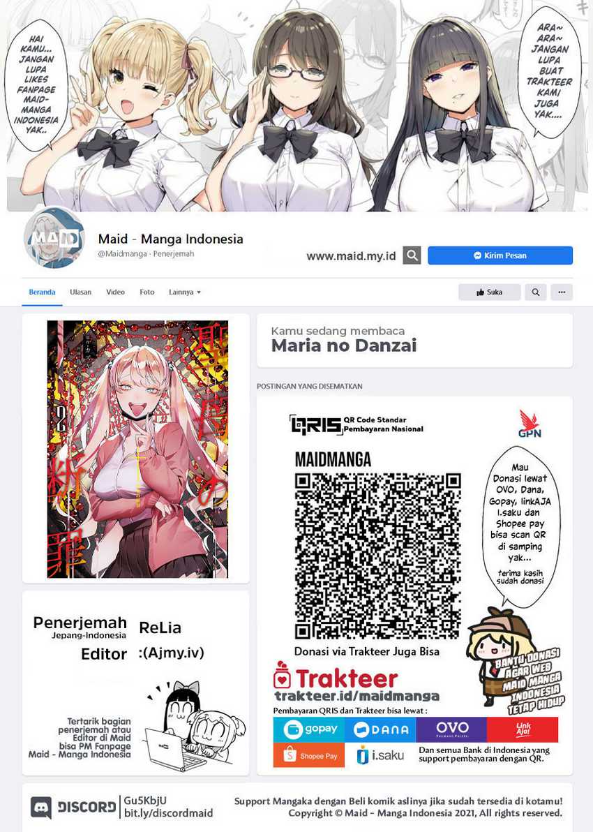 Maria no Danzai Chapter 20 Gambar 2