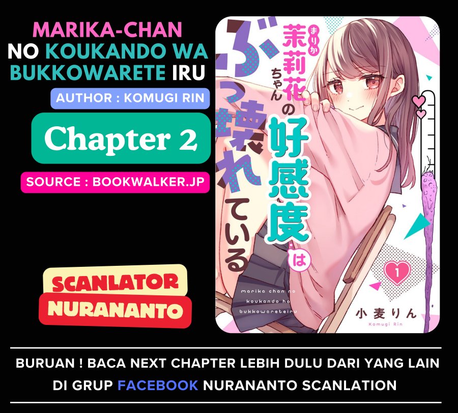 Marika-chan no Koukando wa Bukkowarete iru Chapter 02 Gambar 1