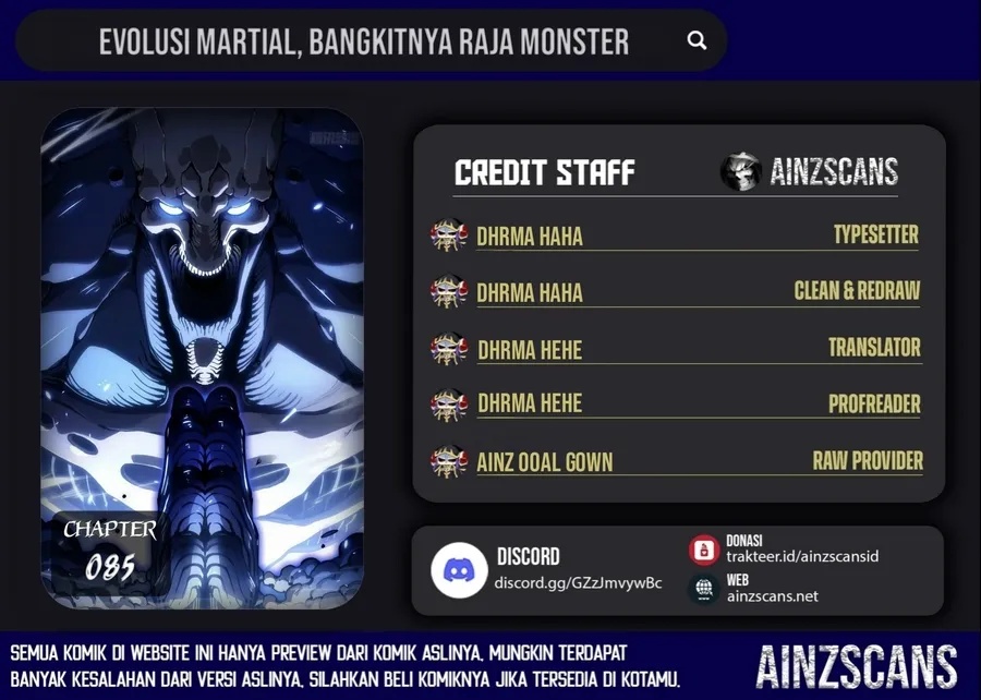 Martial Evolution: Start by Awakening the King of Monsters Chapter 85 Gambar 1