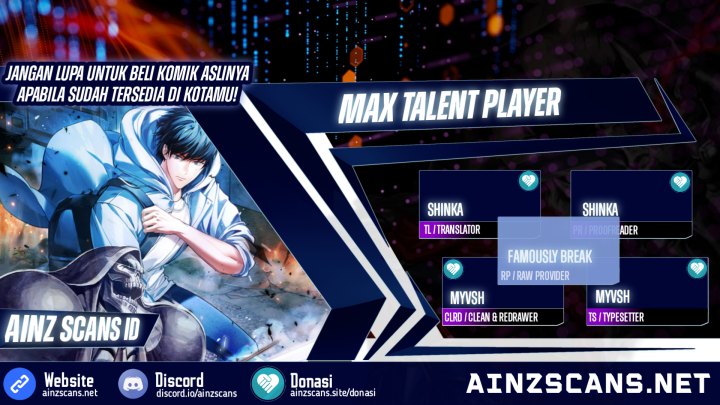 Max Talent Player Chapter 25 Gambar 1