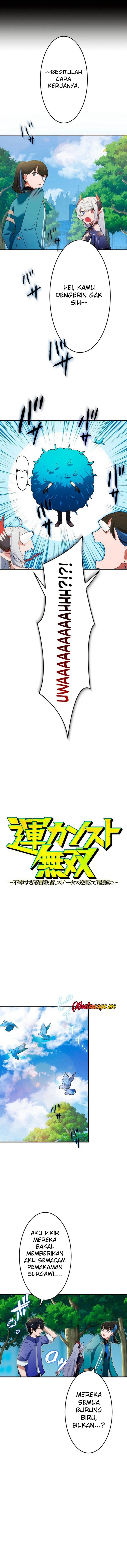 Maxed-Out Luck Overpower — The Unluckiest Adventurer Becomes the Strongest Through Reversed Stats! Chapter 04 Gambar 3
