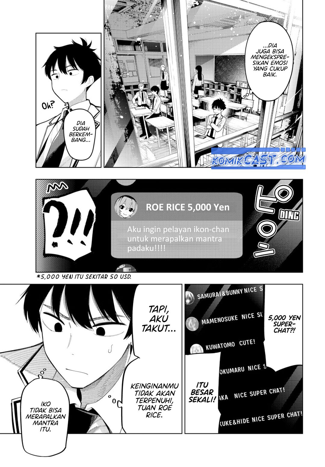 Mayonaka Heart Tune Chapter 57 Gambar 12