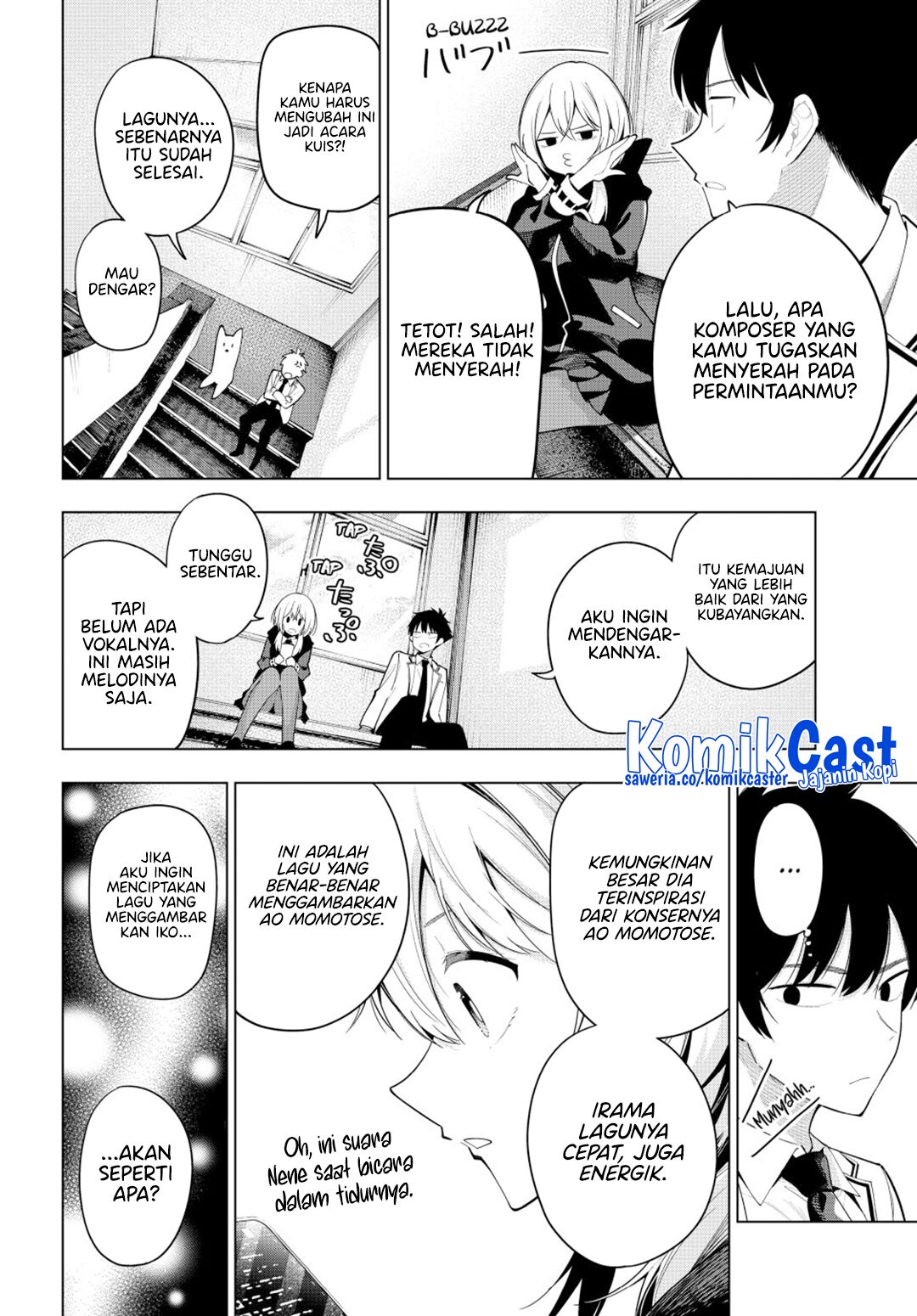 Mayonaka Heart Tune Chapter 57 Gambar 17