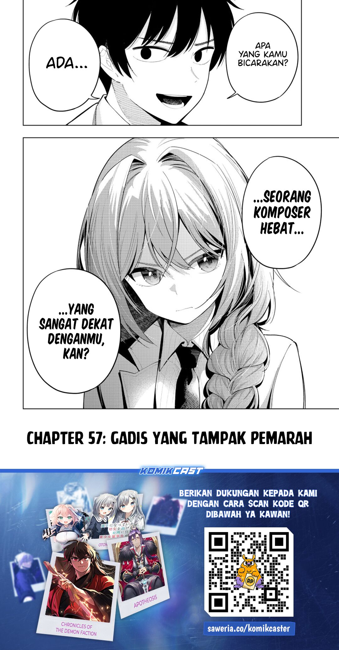 Mayonaka Heart Tune Chapter 57 Gambar 21