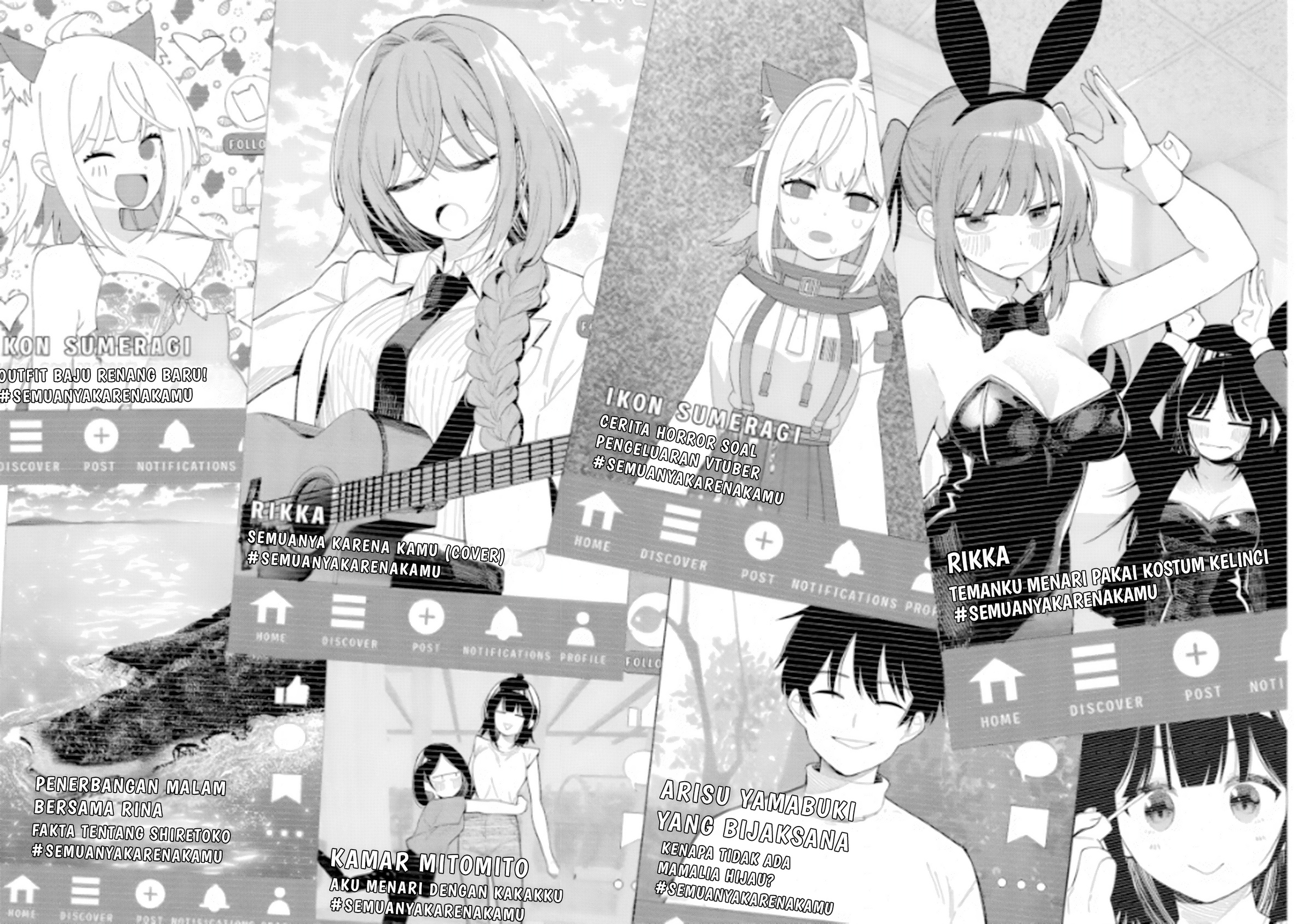 Mayonaka Heart Tune Chapter 82 Gambar 19