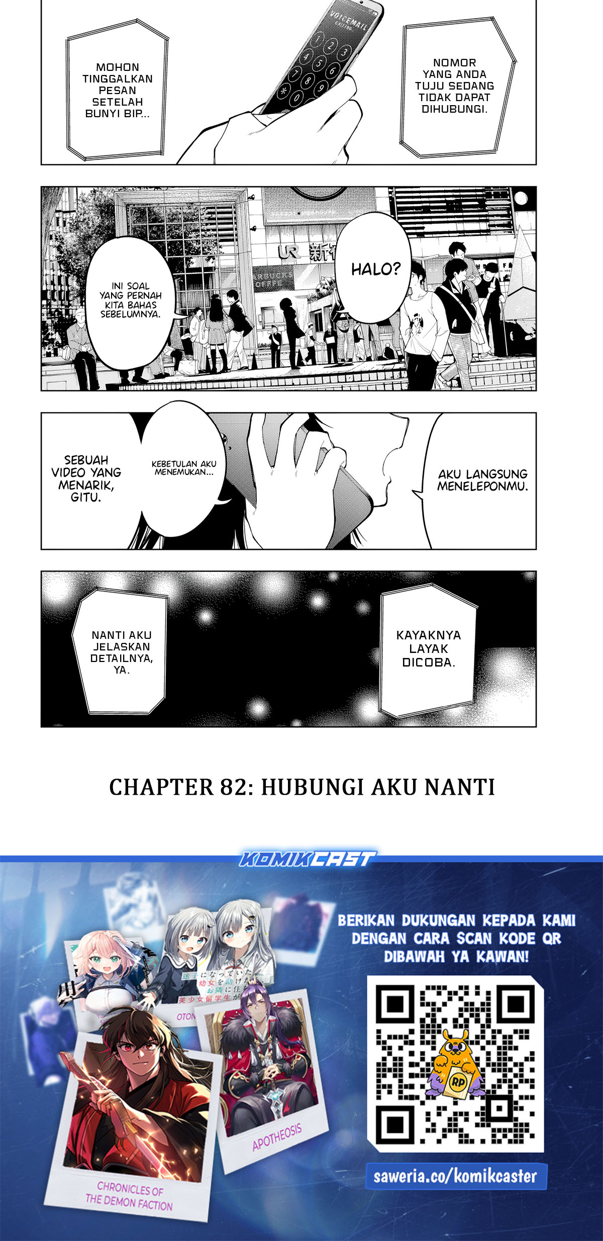 Mayonaka Heart Tune Chapter 82 Gambar 20