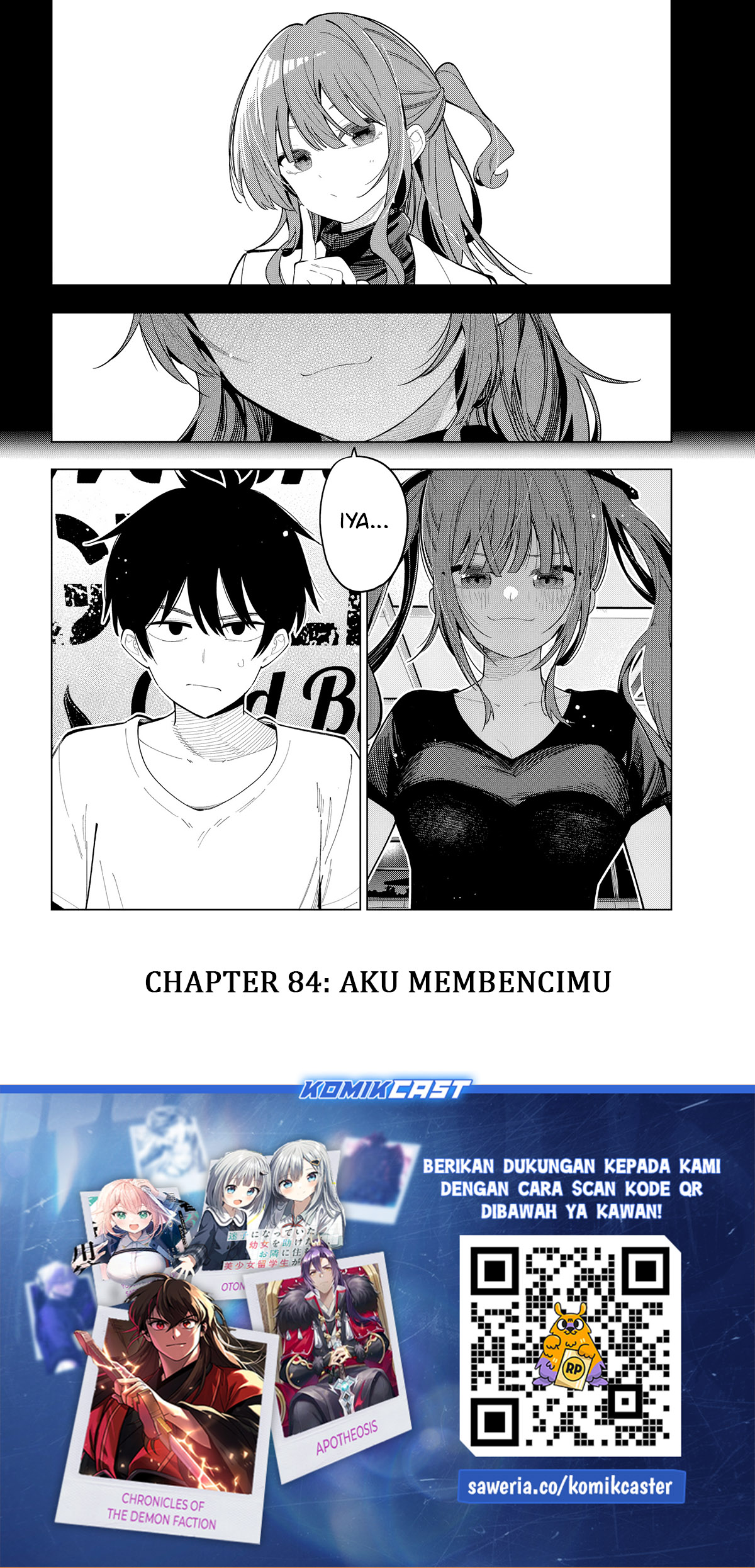 Mayonaka Heart Tune Chapter 84 Gambar 21