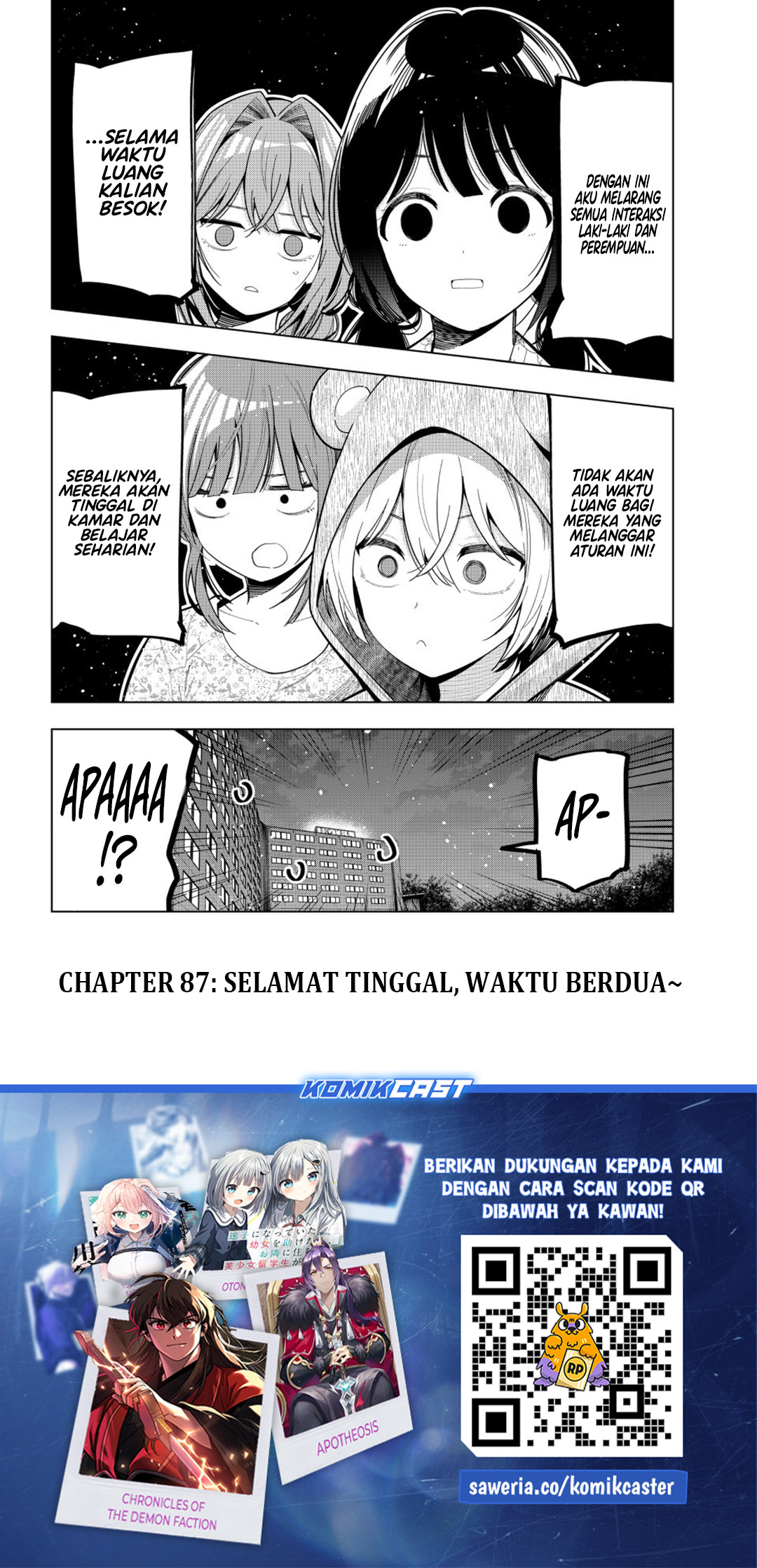 Mayonaka Heart Tune Chapter 87 Gambar 21