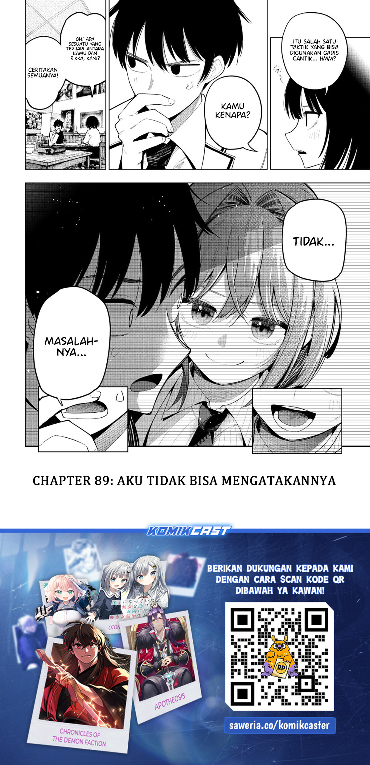 Mayonaka Heart Tune Chapter 89 Gambar 21