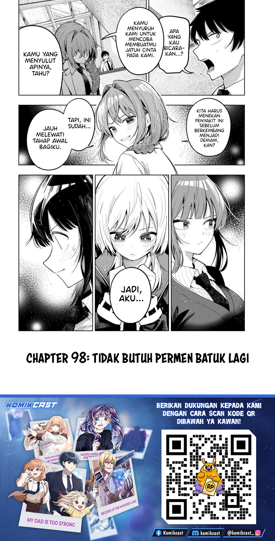 Mayonaka Heart Tune Chapter 98 Gambar 20