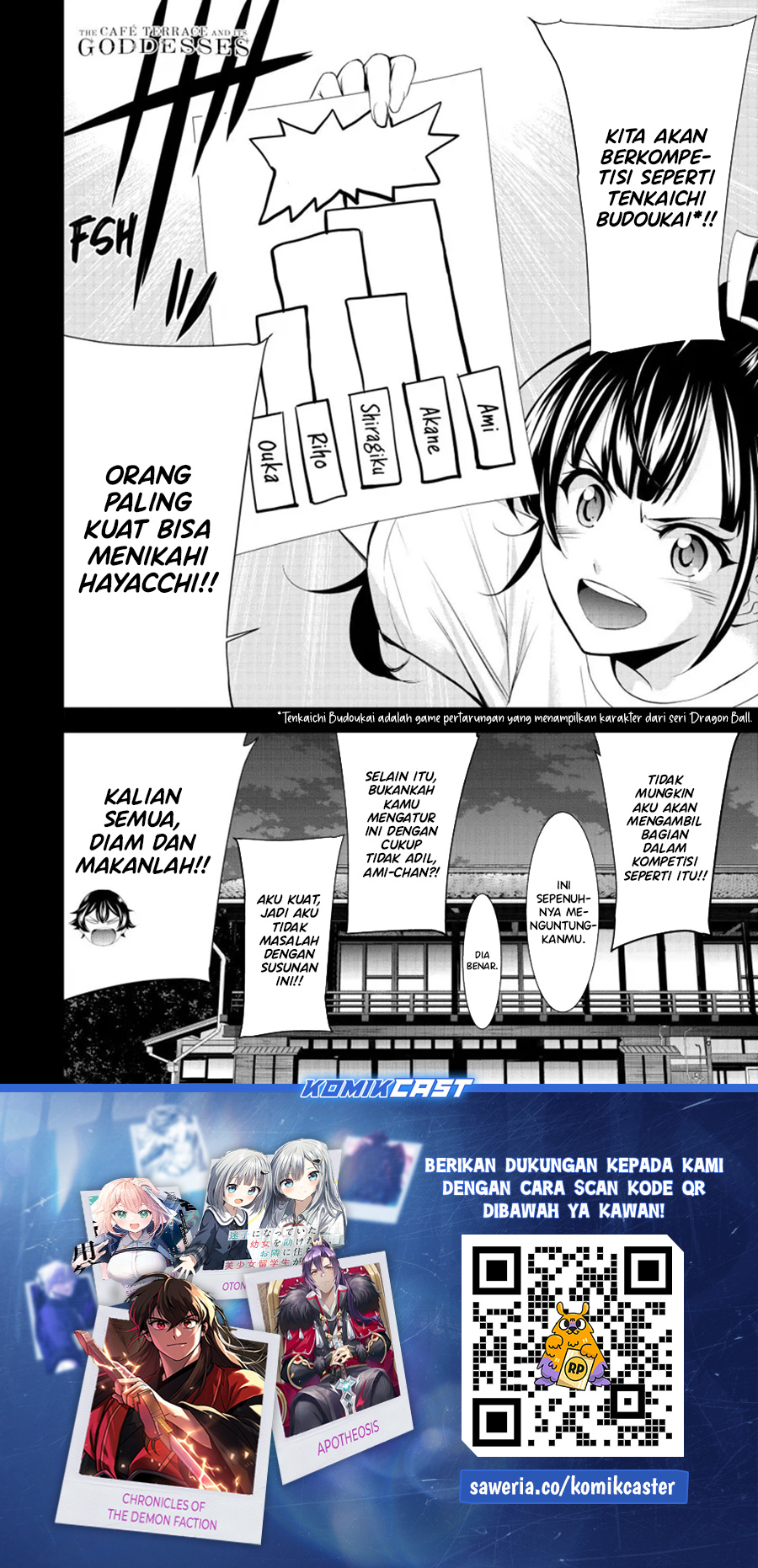 Megami no Kafeterasu Chapter 157 Gambar 19