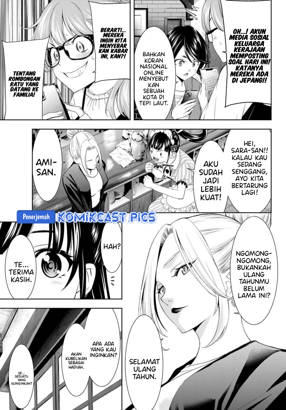 Megami no Kafeterasu Chapter 213 Gambar 10