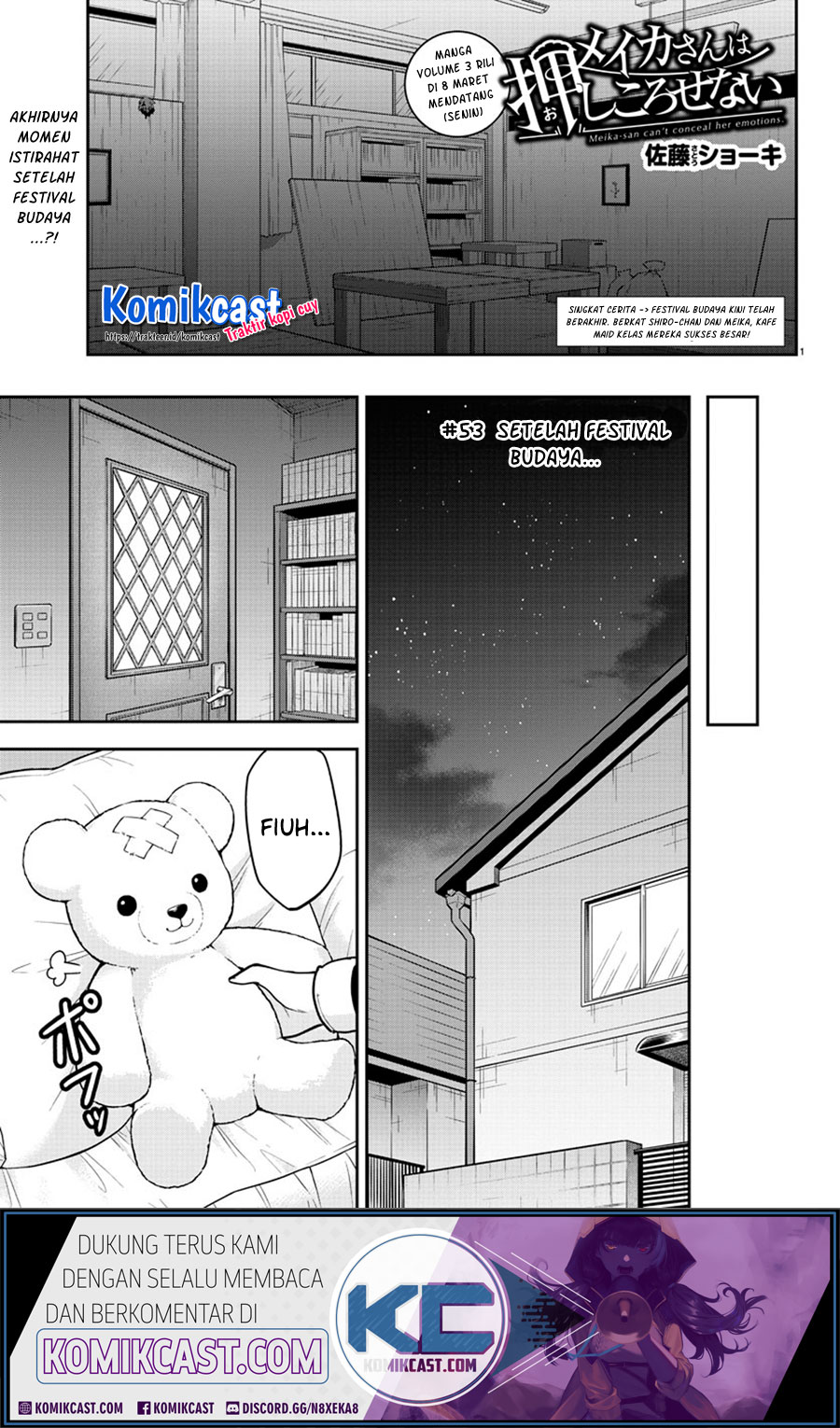 Meika-san Can’t Conceal Her Emotions (Serialization) Chapter 53 Gambar 2