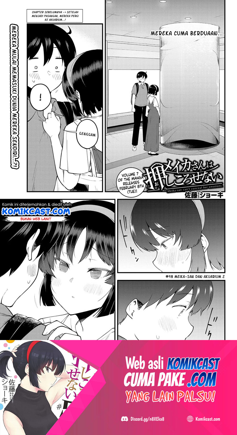Meika-san Can’t Conceal Her Emotions (Serialization) Chapter 98 Gambar 2