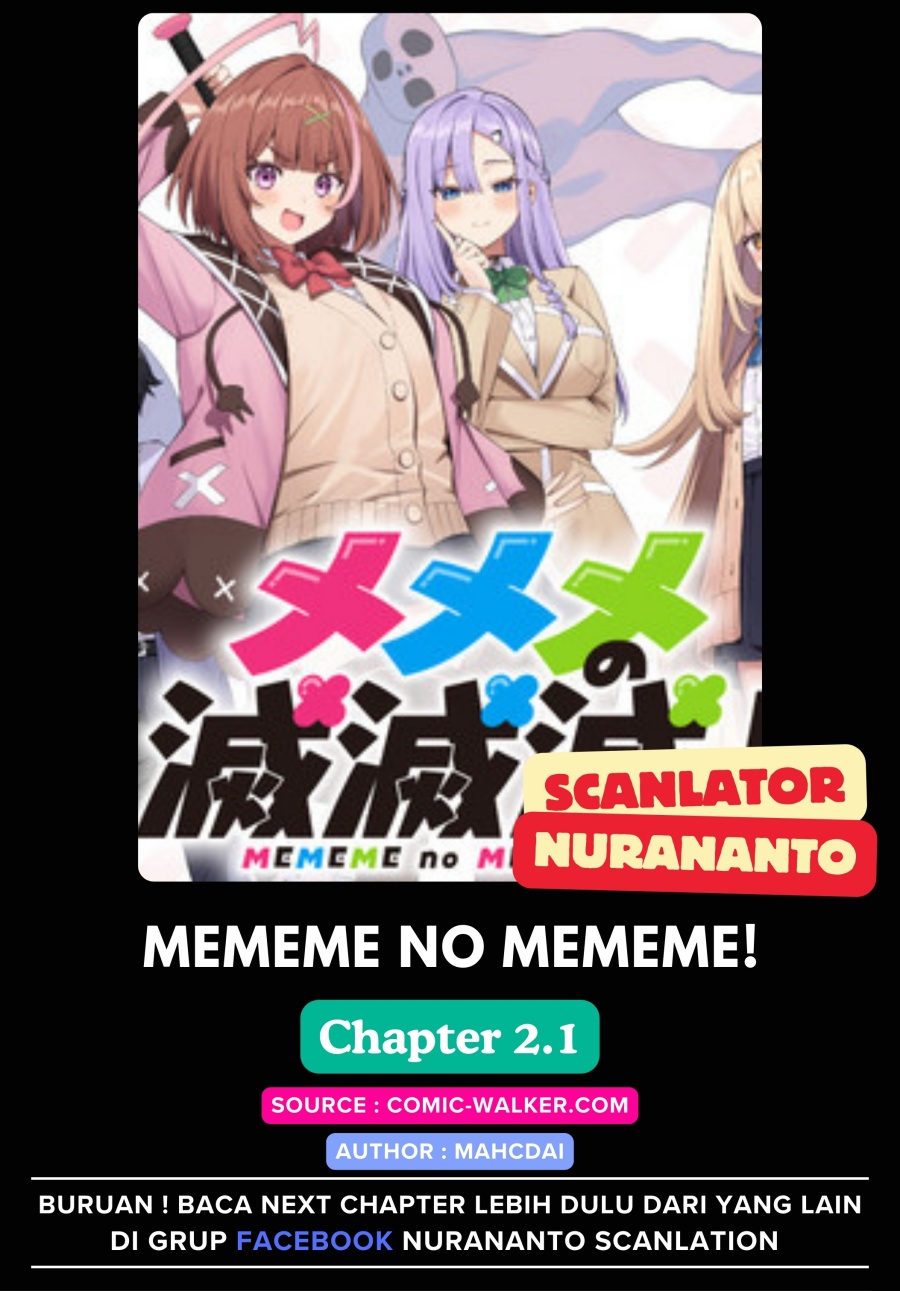 Mememe no Mememe Chapter 02.1 Gambar 1