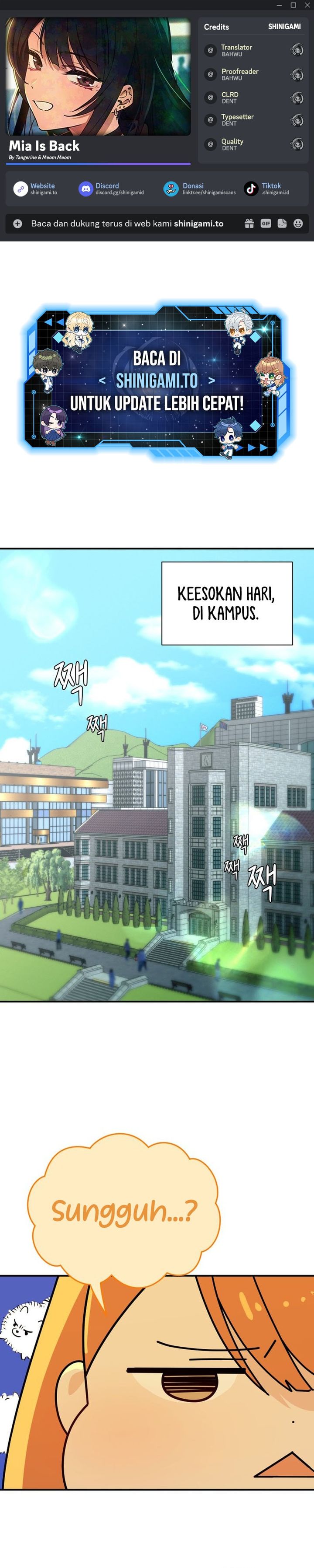 Mia Has Returned Chapter 03 Gambar 1