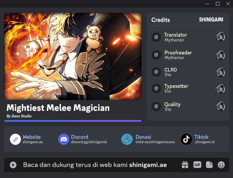 Mightiest Melee Magician Chapter 38 Gambar 1