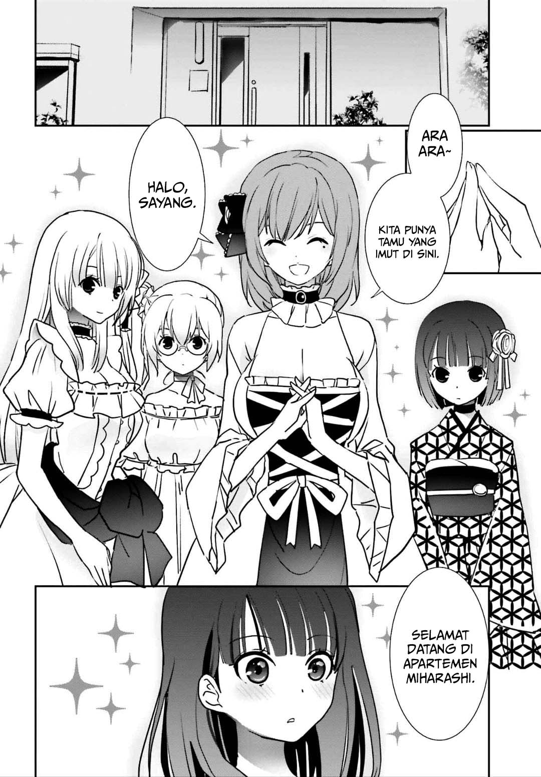 Miharashi-sou no 5-nin no Hanayome Chapter 05.1 Gambar 8