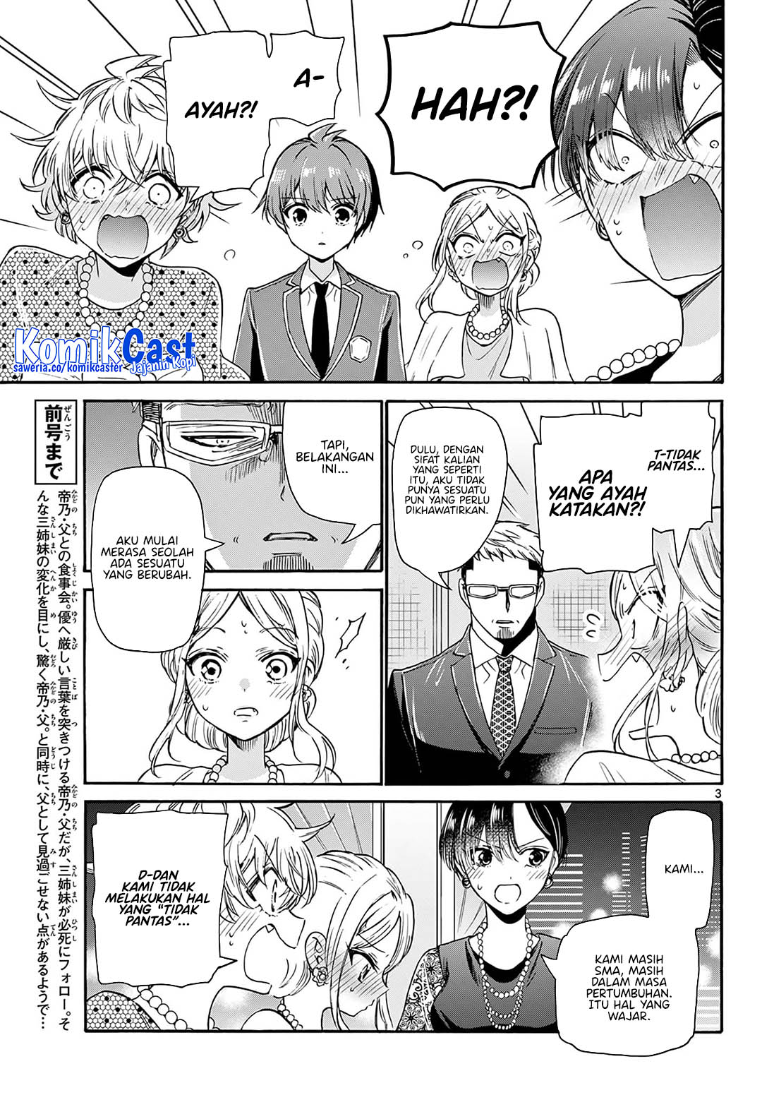Mikadono Sanshimai wa Angai, Choroi Chapter 56 Gambar 4