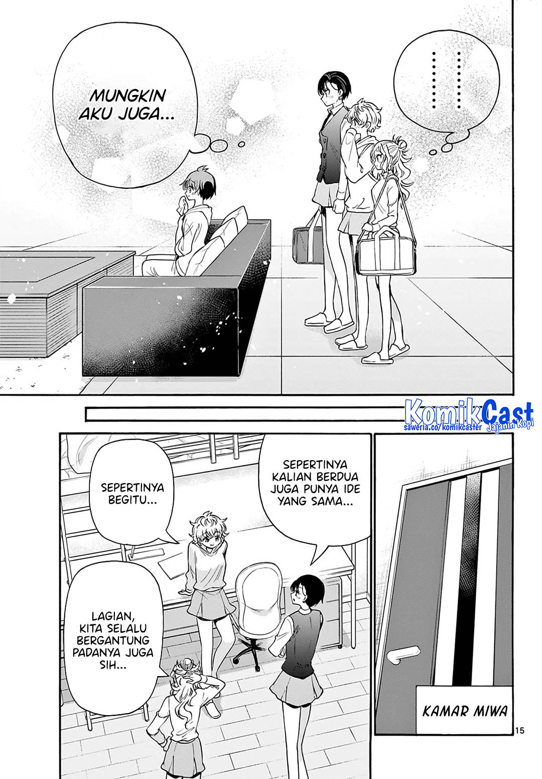 Mikadono Sanshimai wa Angai, Choroi Chapter 57 Gambar 16