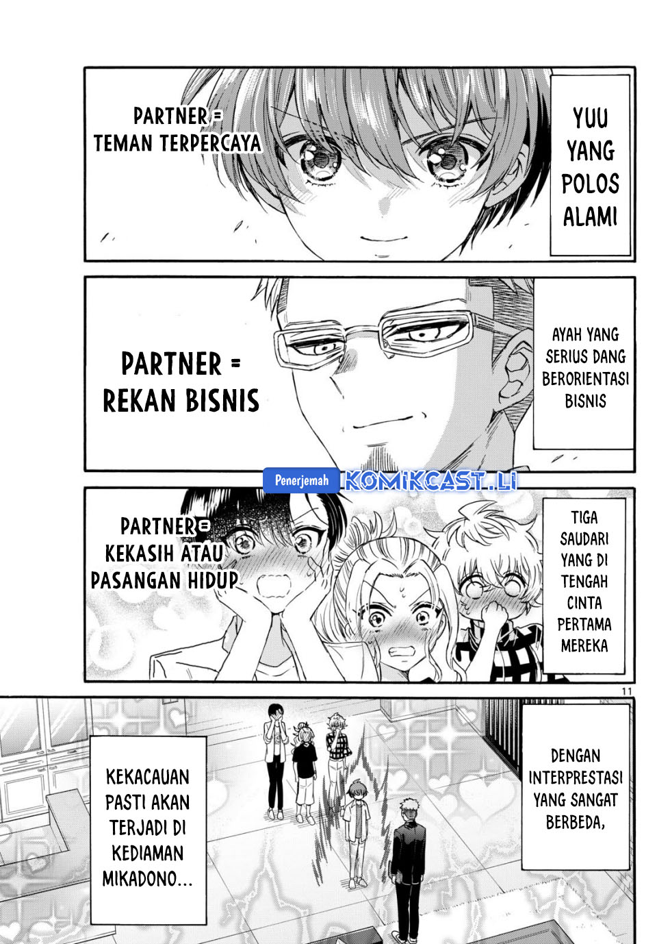 Mikadono Sanshimai wa Angai, Choroi Chapter 123 Gambar 12