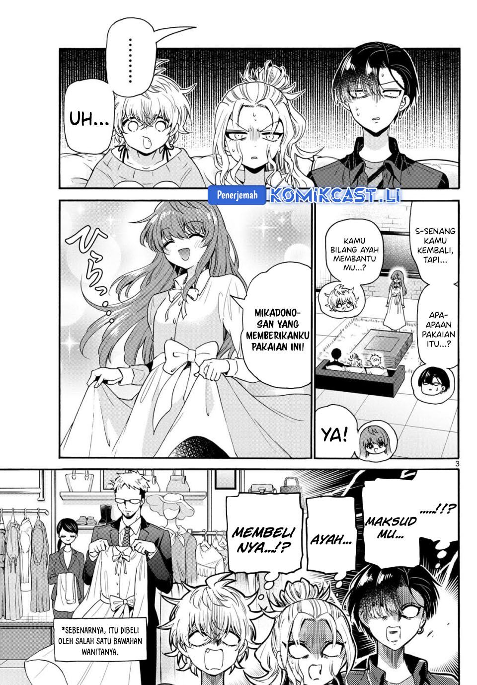 Mikadono Sanshimai wa Angai, Choroi Chapter 142 Gambar 4