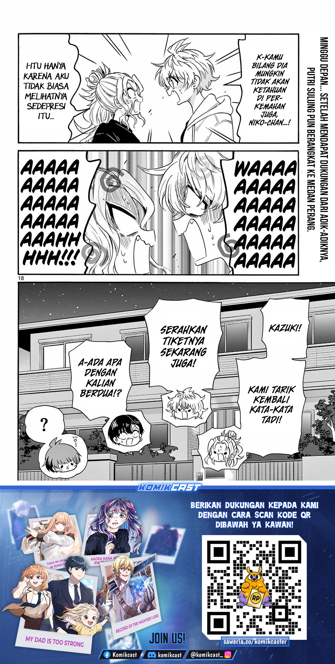 Mikadono Sanshimai wa Angai, Choroi Chapter 149 Gambar 19