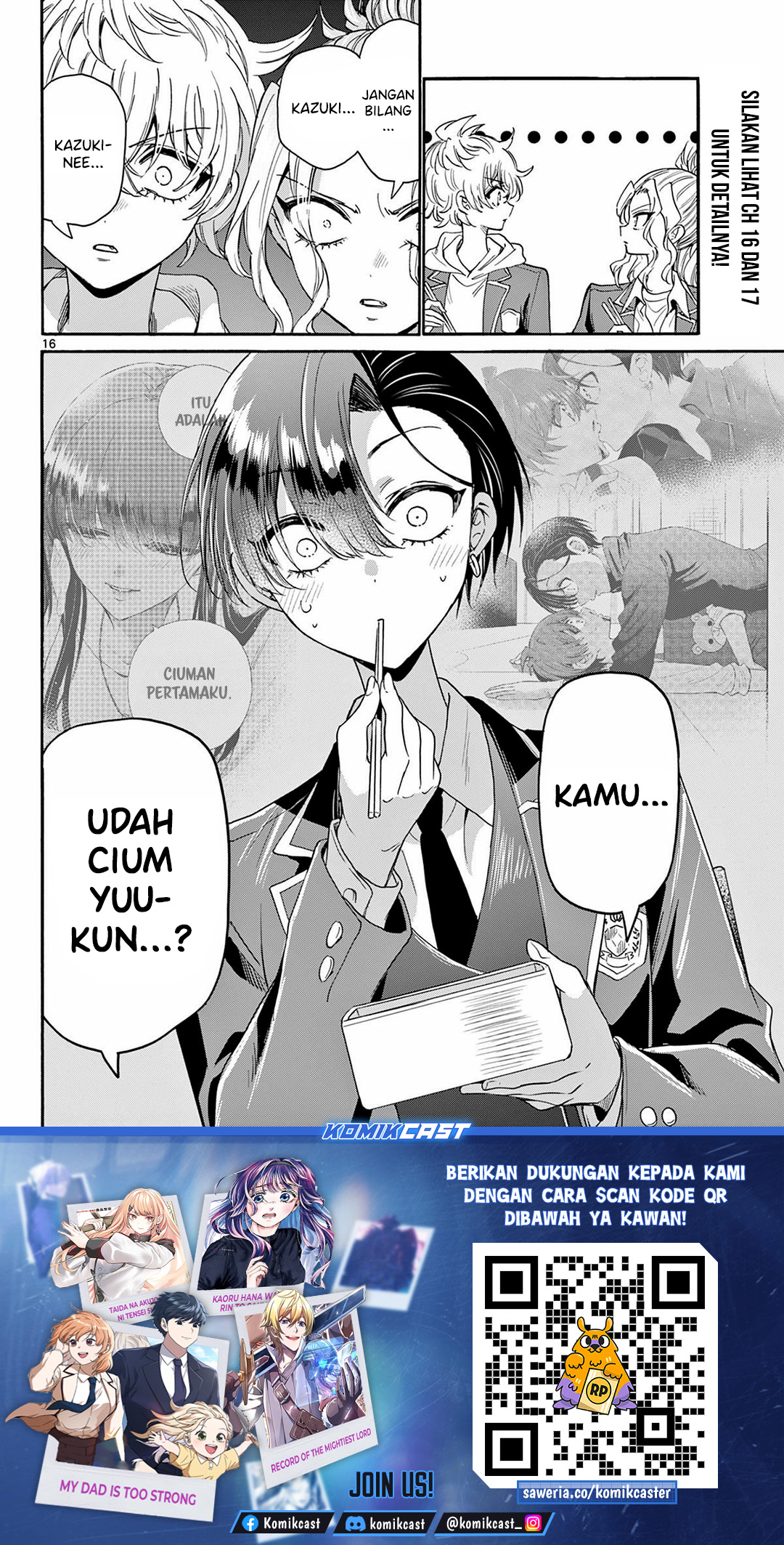 Mikadono Sanshimai wa Angai, Choroi Chapter 161 Gambar 17