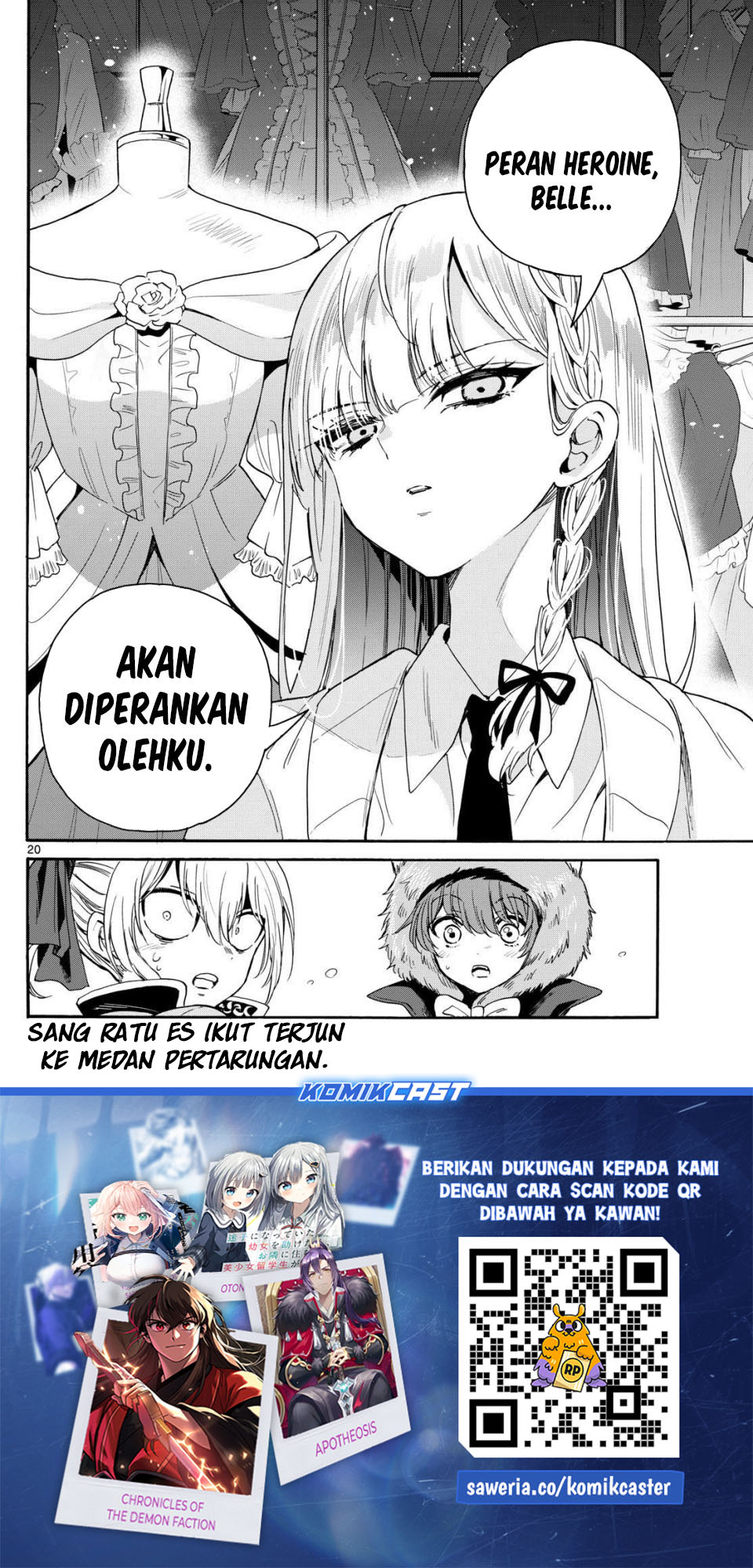 Mikadono Sanshimai wa Angai, Choroi Chapter 163 Gambar 21