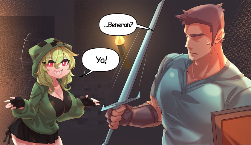 Minecraft Waifu Chapter 19 Gambar 4