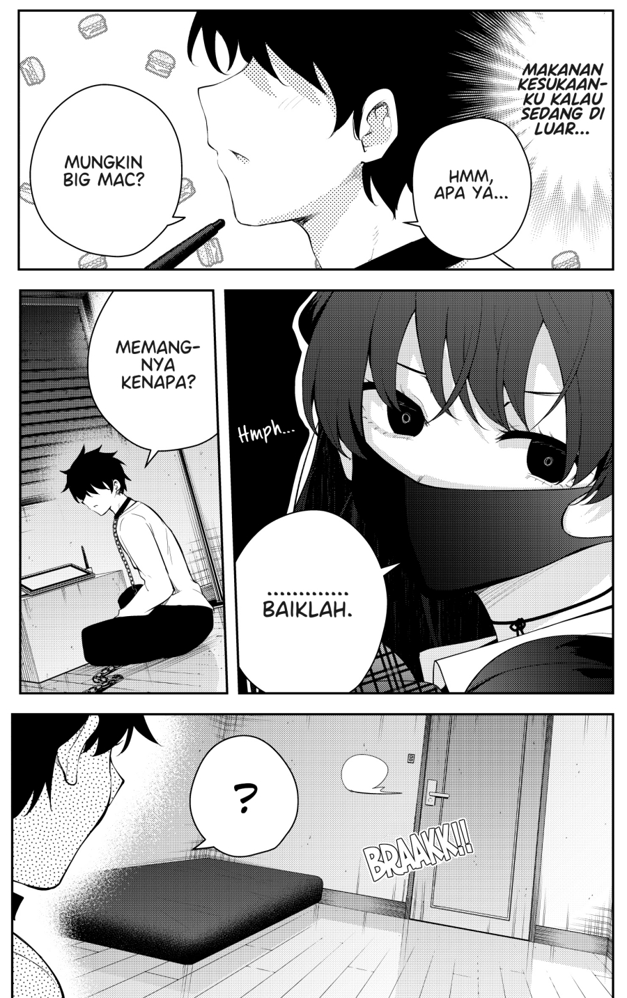 Mishiranu Joshikousei ni Kankensareta Mangaka no Hanashi (The Story of a Manga Artist Confined by a Strange High School Girl) Chapter 21 Gambar 2
