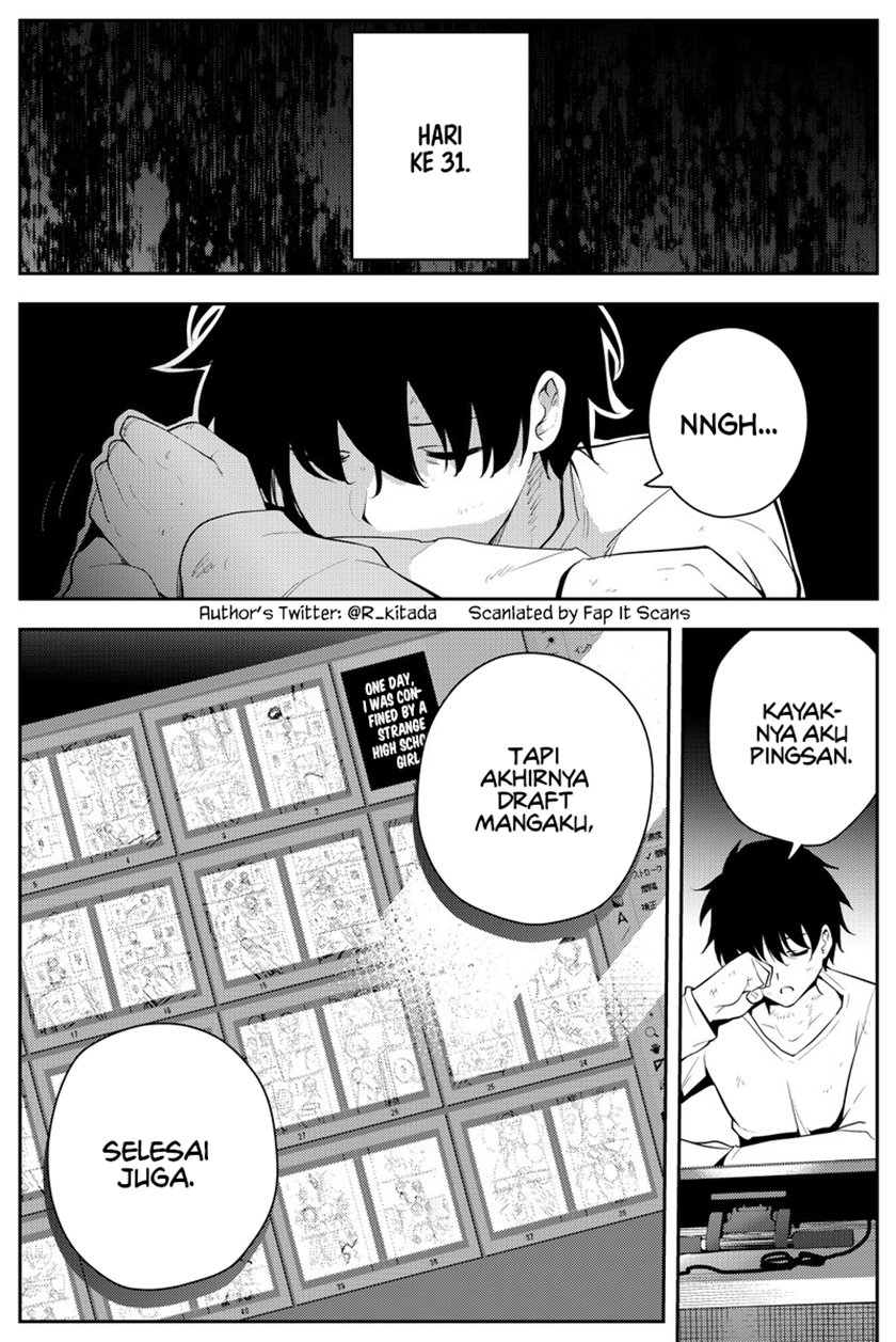 Mishiranu Joshikousei ni Kankensareta Mangaka no Hanashi (The Story of a Manga Artist Confined by a Strange High School Girl) Chapter 31 Gambar 1