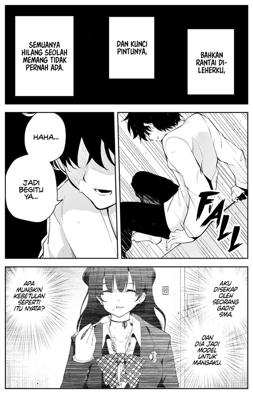 Mishiranu Joshikousei ni Kankensareta Mangaka no Hanashi (The Story of a Manga Artist Confined by a Strange High School Girl) Chapter 31 Gambar 3