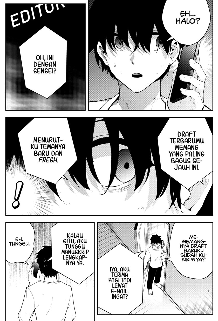 Mishiranu Joshikousei ni Kankensareta Mangaka no Hanashi (The Story of a Manga Artist Confined by a Strange High School Girl) Chapter 31 Gambar 6