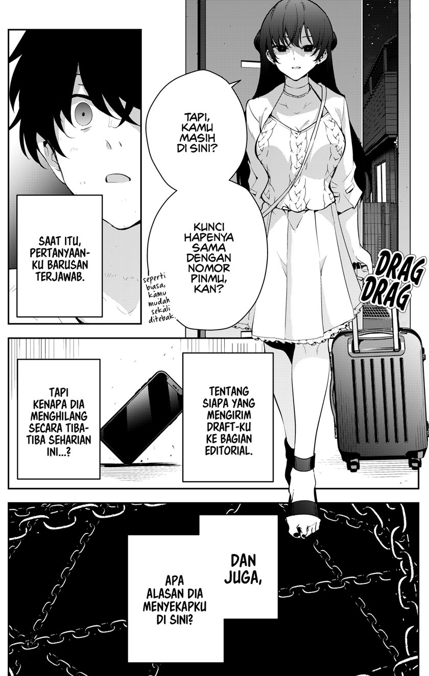 Mishiranu Joshikousei ni Kankensareta Mangaka no Hanashi (The Story of a Manga Artist Confined by a Strange High School Girl) Chapter 31 Gambar 8