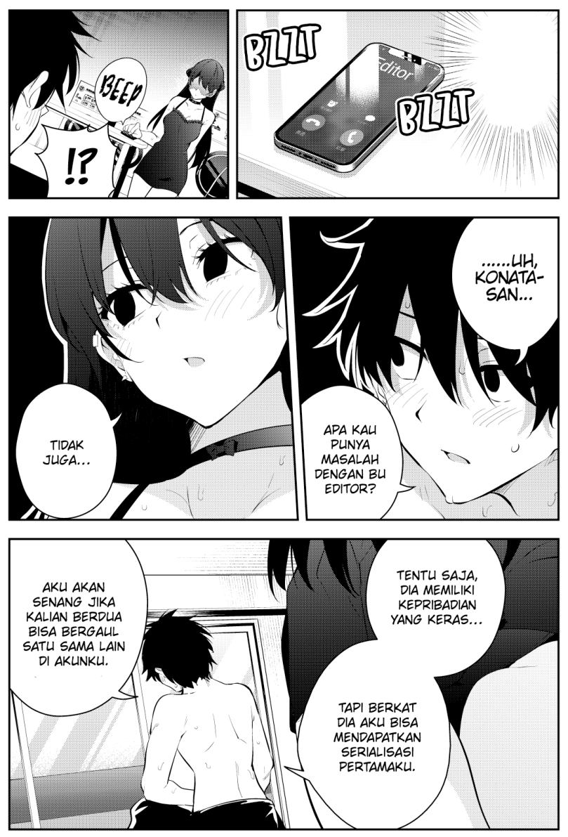 Mishiranu Joshikousei ni Kankensareta Mangaka no Hanashi (The Story of a Manga Artist Confined by a Strange High School Girl) Chapter 45 Gambar 6
