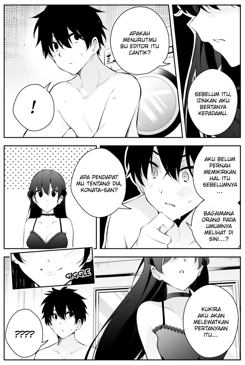 Mishiranu Joshikousei ni Kankensareta Mangaka no Hanashi (The Story of a Manga Artist Confined by a Strange High School Girl) Chapter 45 Gambar 7