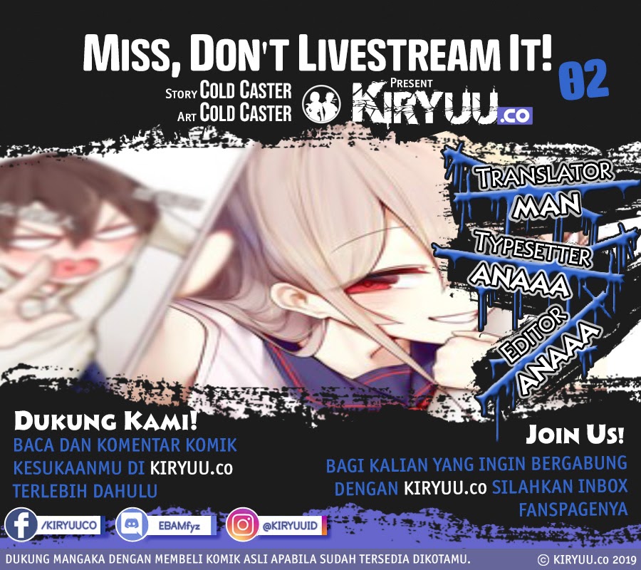 Miss, don’t livestream it! Chapter 02 Gambar 1