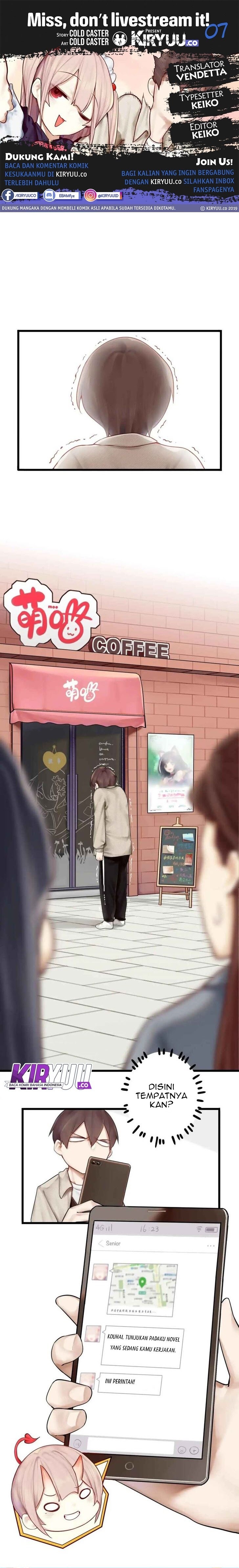 Miss, don’t livestream it! Chapter 07 Gambar 1
