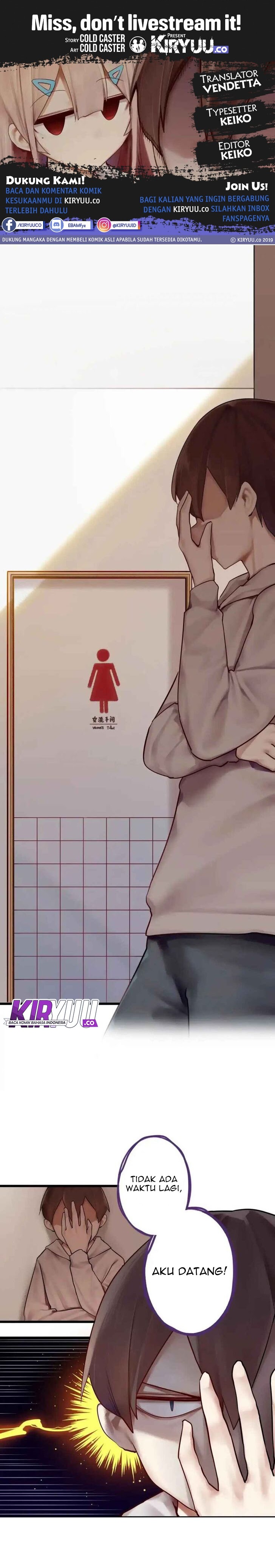 Miss, don’t livestream it! Chapter 08 Gambar 1