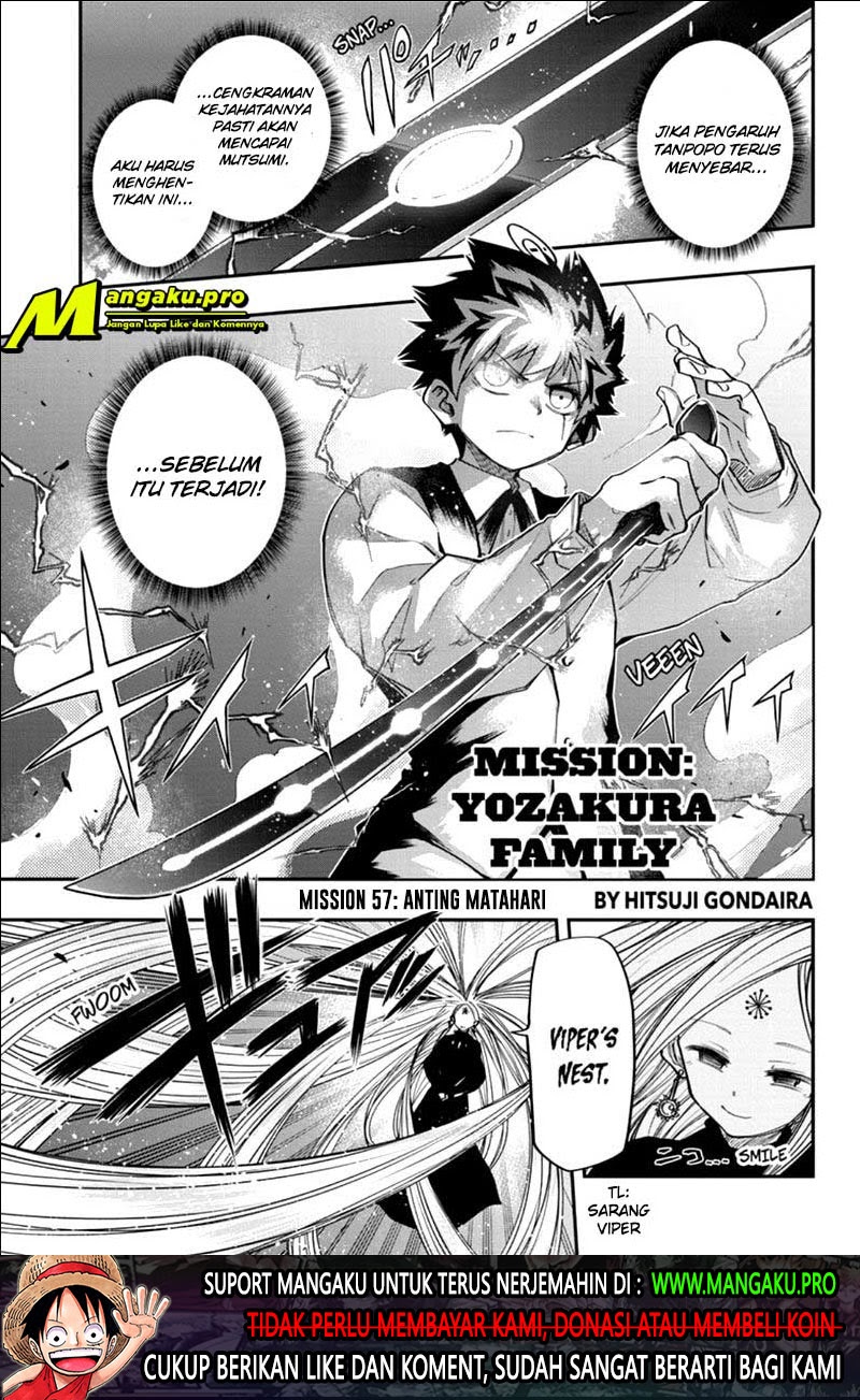 Mission: Yozakura Family Chapter 57 Gambar 2