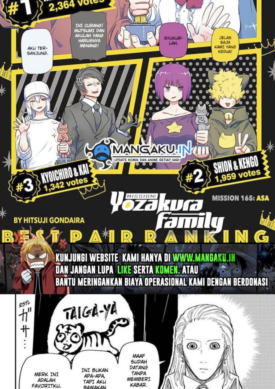 Mission: Yozakura Family Chapter 165 Gambar 2