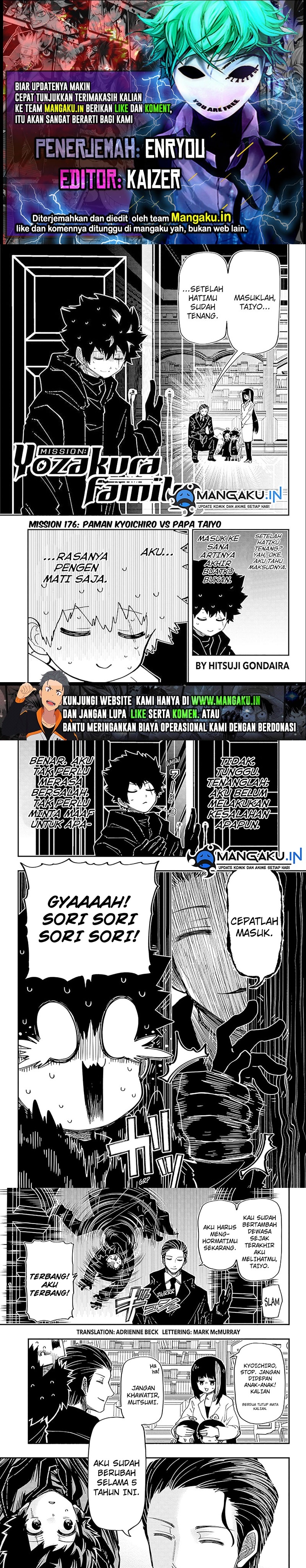 Mission: Yozakura Family Chapter 176 Gambar 1